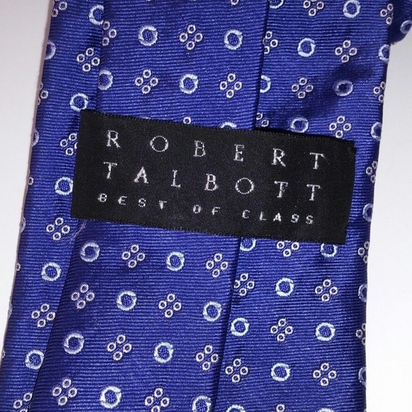 Robert Talbott Other - Robert Talbott Blue Circles Silk Mens Neck Tie USA